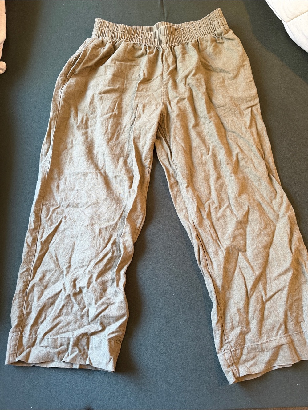 Old Navy Wide-Leg Pants in Light Tan